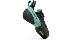 Scarpa Instinct VS Climbing Shoes - Women's -Scarpa opplanet scarpa instinct vs climbing shoes womens black aqua 44 70013 002 blkaqua 44 av 2